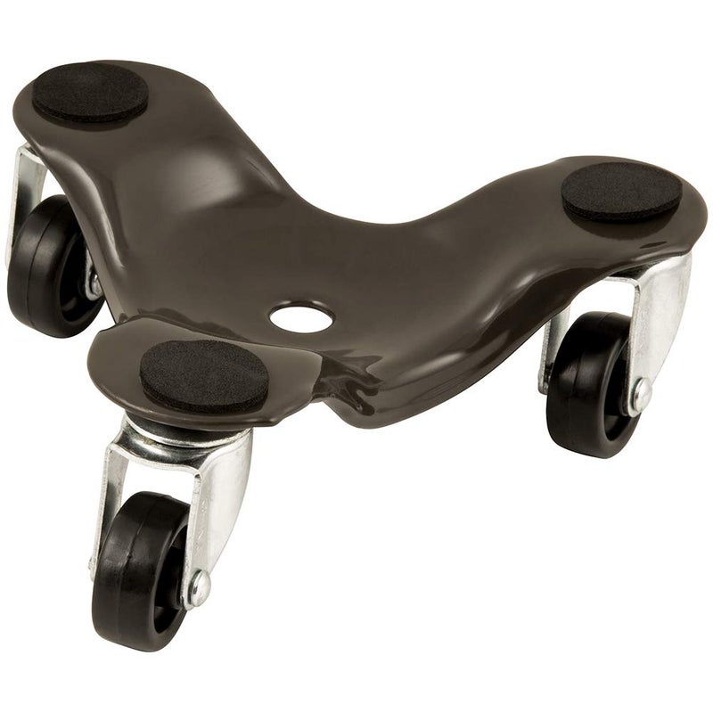 Super Sliders 3 Wheel 6"" Diameter Dolly 200 lb Load Rating- Add Easy Mobility to Items Indoors or Out  Brown (1 Dolly) - Image 1